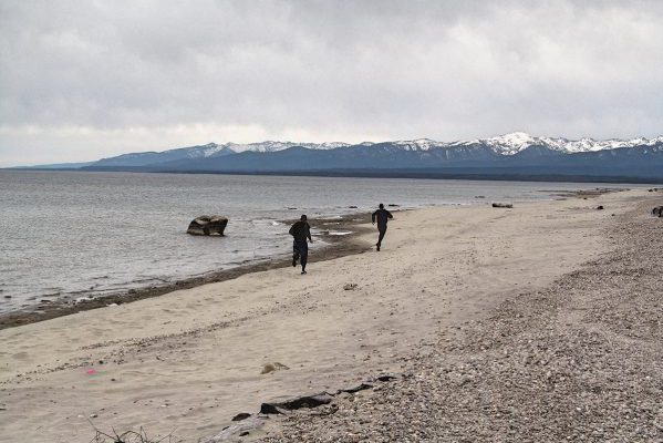 Кадр со съемок фильма Эластико