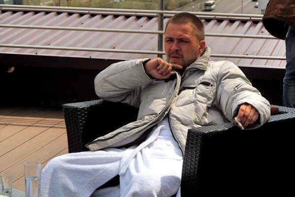 Кадр со съемок фильма Эластико