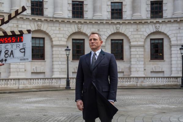 Кадр со съемок фильма 007: СПЕКТР