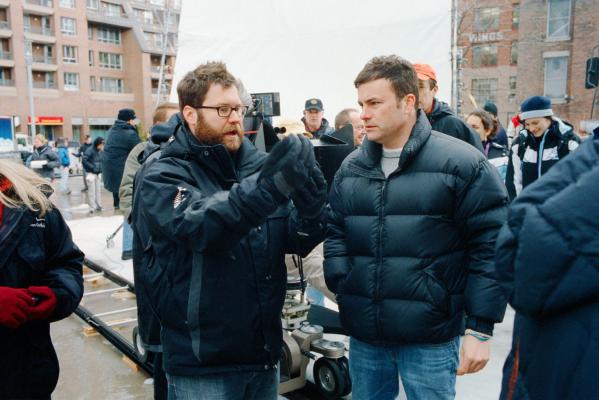 Кадр со съемок фильма Лезвия славы: Звездуны на льду