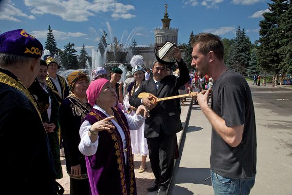 Кадр со съемок фильма Шпион