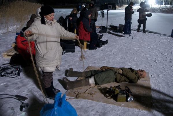 Кадр со съемок фильма Шпион