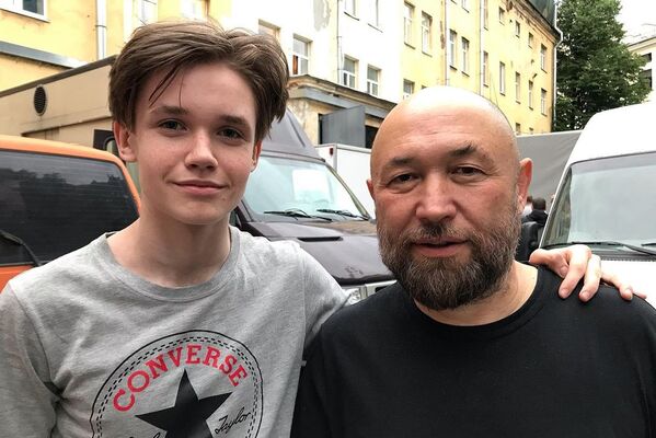Кадр со съемок фильма Девятаев