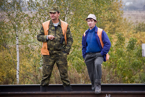 Кадр со съемок фильма Generation П